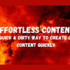 Effortless Content The Quick & Dirty Way To-Create-GREAT-Content-by-Ryan-Booth-free-download