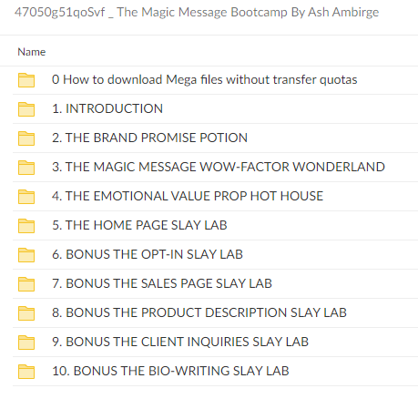 47050g51qoSvf The Magic Message Bootcamp By Ash Ambirge 