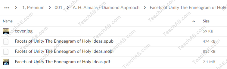 47275ArhaQVen Facets of Unity - The Enneagram of Holy Ideas By Hameed Ali