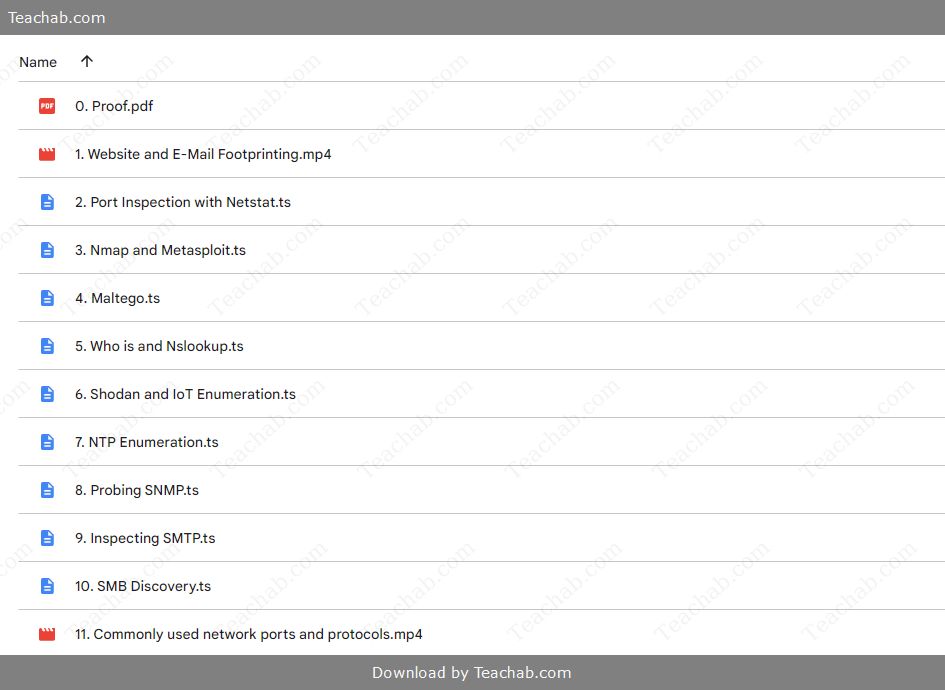 57488rXjQuZ _ Ethical Hacking: Recon and Footprinting By Stone River eLearning