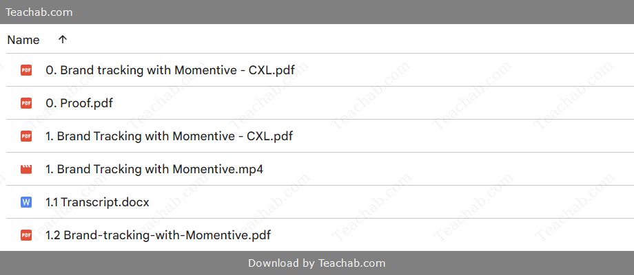 58037N4gEcU _ Brand Tracking with Momentive