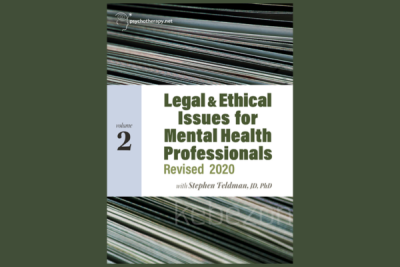 Legal-Ethical-Issues for-Mental-Health-Professionals-Volume-2-Revised-2020 with-Stephen-Feldman-free-download