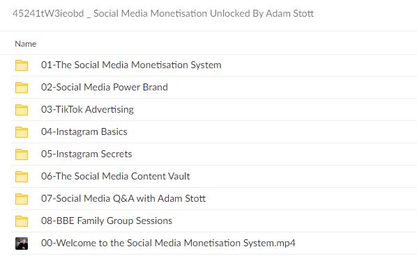 45241tW3ieobd Social Media Monetisation Unlocked By Adam Stott