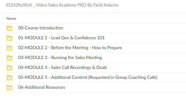 45242fiyXfvIt Video Sales Academy PRO By Farid Askerov