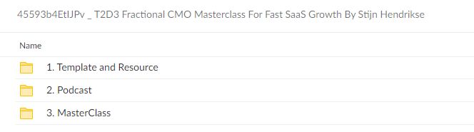 45593b4EtIJPv T2D3 Fractional CMO Masterclass For Fast SaaS Growth By Stijn Hendrikse