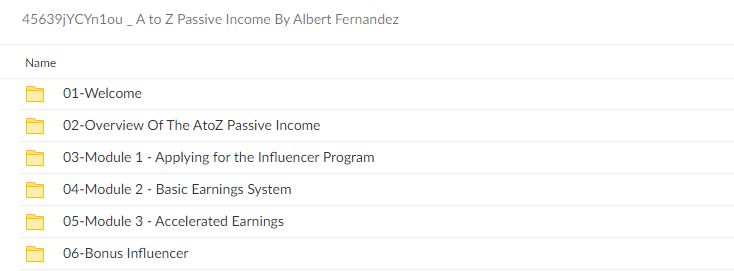 45639jYCYn1ou A to Z Passive Income By Albert Fernandez