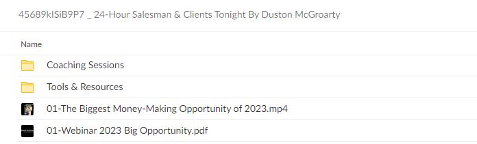 45689kISiB9P7 24-Hour Salesman & Clients Tonight By Duston McGroarty