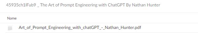 45935ch1lFub9 The Art of Prompt Engineering with ChatGPT By Nathan Hunter