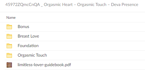 45972ZQmcCnQA Orgasmic Touch Course By Deva Presence - Orgasmic Heart