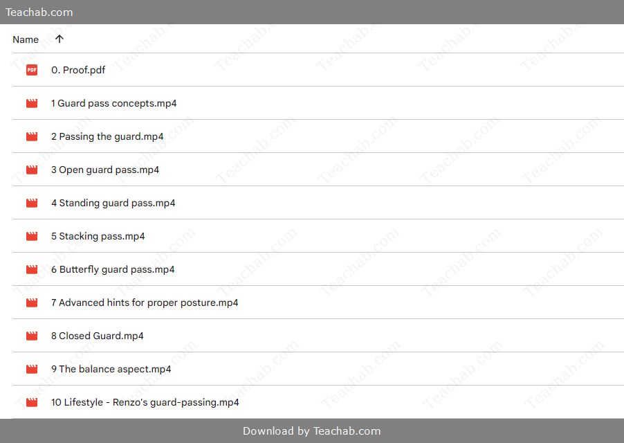 57809pcI3Tu _ Fundamentals: Guard Pass by Renzo Gracie