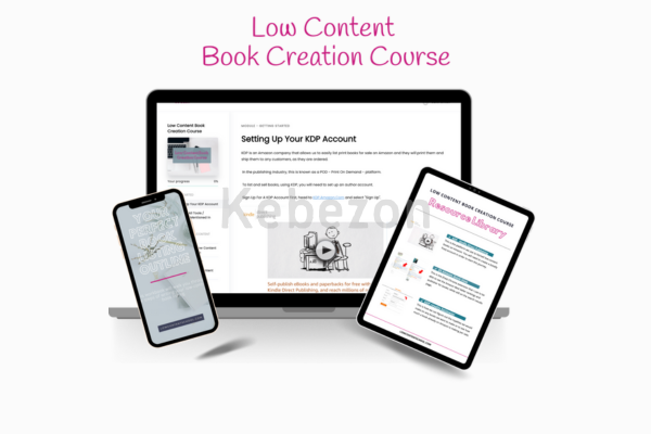 Low-Content-Book-Creation-Course-By-Jessica-Larrew-free-download