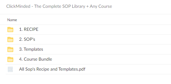 44693gGUdqQRx The Complete SOP Library + Any Course By ClickMindedThe Complete SOP Library + Any Course By ClickMinded