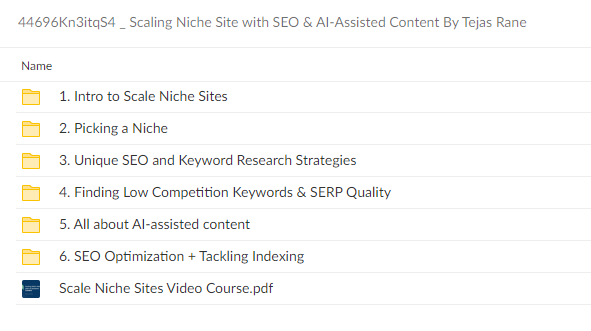 44696Kn3itqS4 Scaling Niche Site with SEO & AI-Assisted Content By Tejas Rane