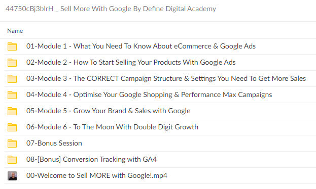 44750cBj3blrH Sell More With Google By Define Digital Academy