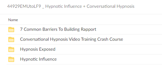 44929EMUtoLF9 Hypnotic Influence + Conversational Hypnosis Video Training Crash Course By Igor Ledochowski