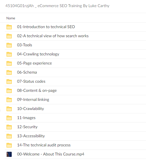45104G01rzjAh eCommerce SEO Training By Luke Carthy 